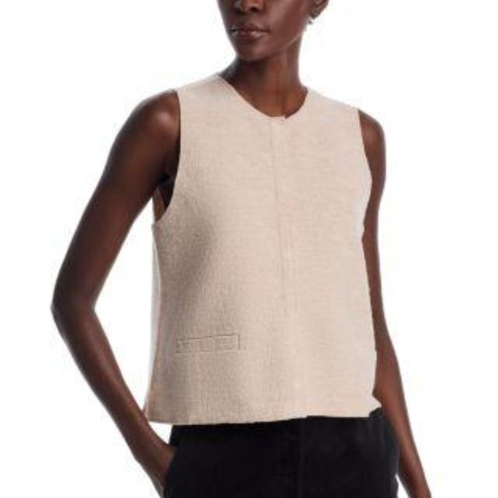 $248 Eileen Fisher Round Neck Vest Size XL,3X